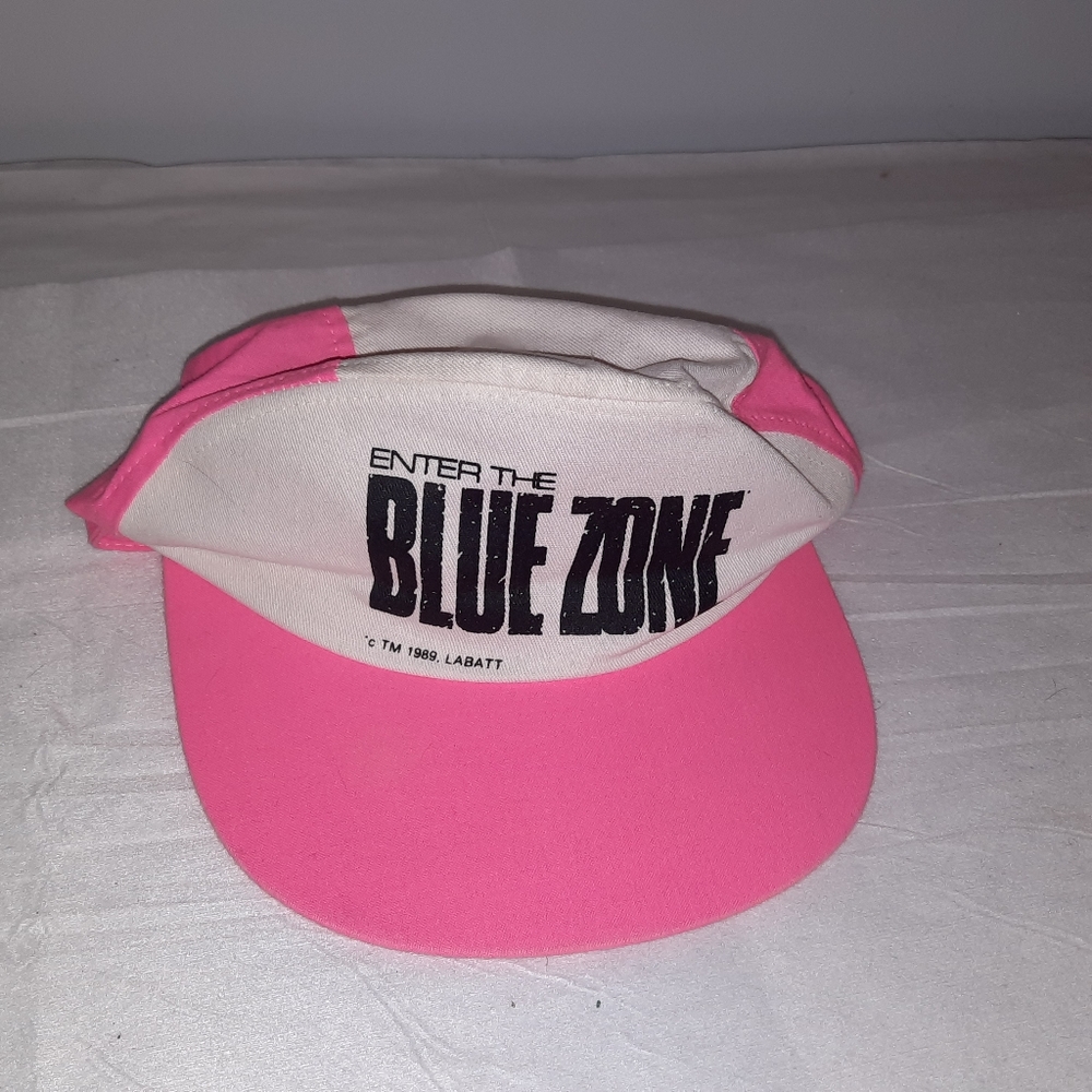 Vintage 89 Labatt Neon Pink snapback painters style hat